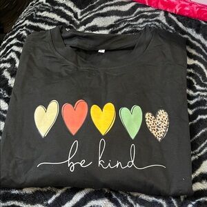 Be Kind Heart Graphic Crewneck Sweater